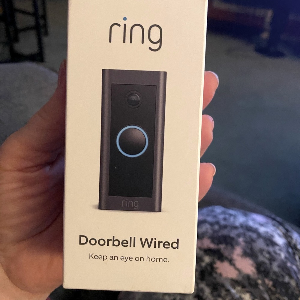 Ring wired video doorbell